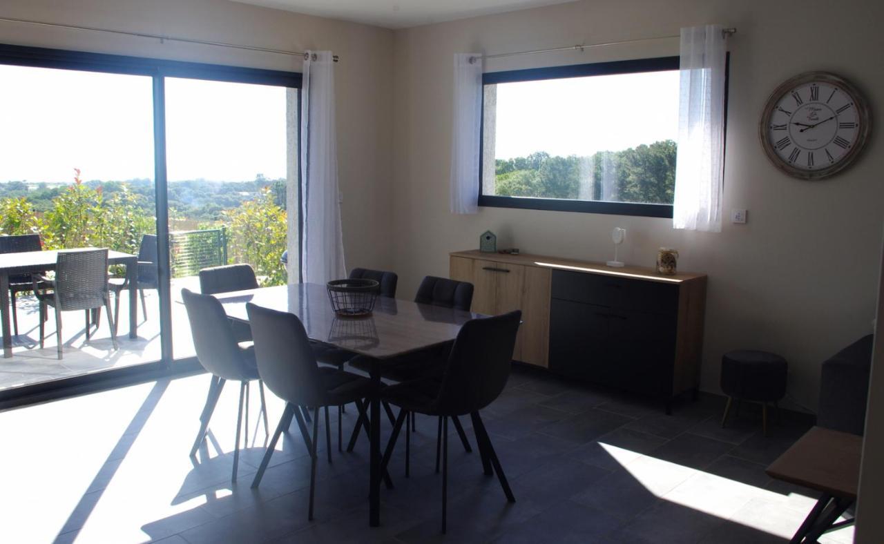 Cote Et Mer - Appartement Haut Standing Dans Villa Avec Piscine Et Vue Mer Taglio-Isolaccio Eksteriør billede