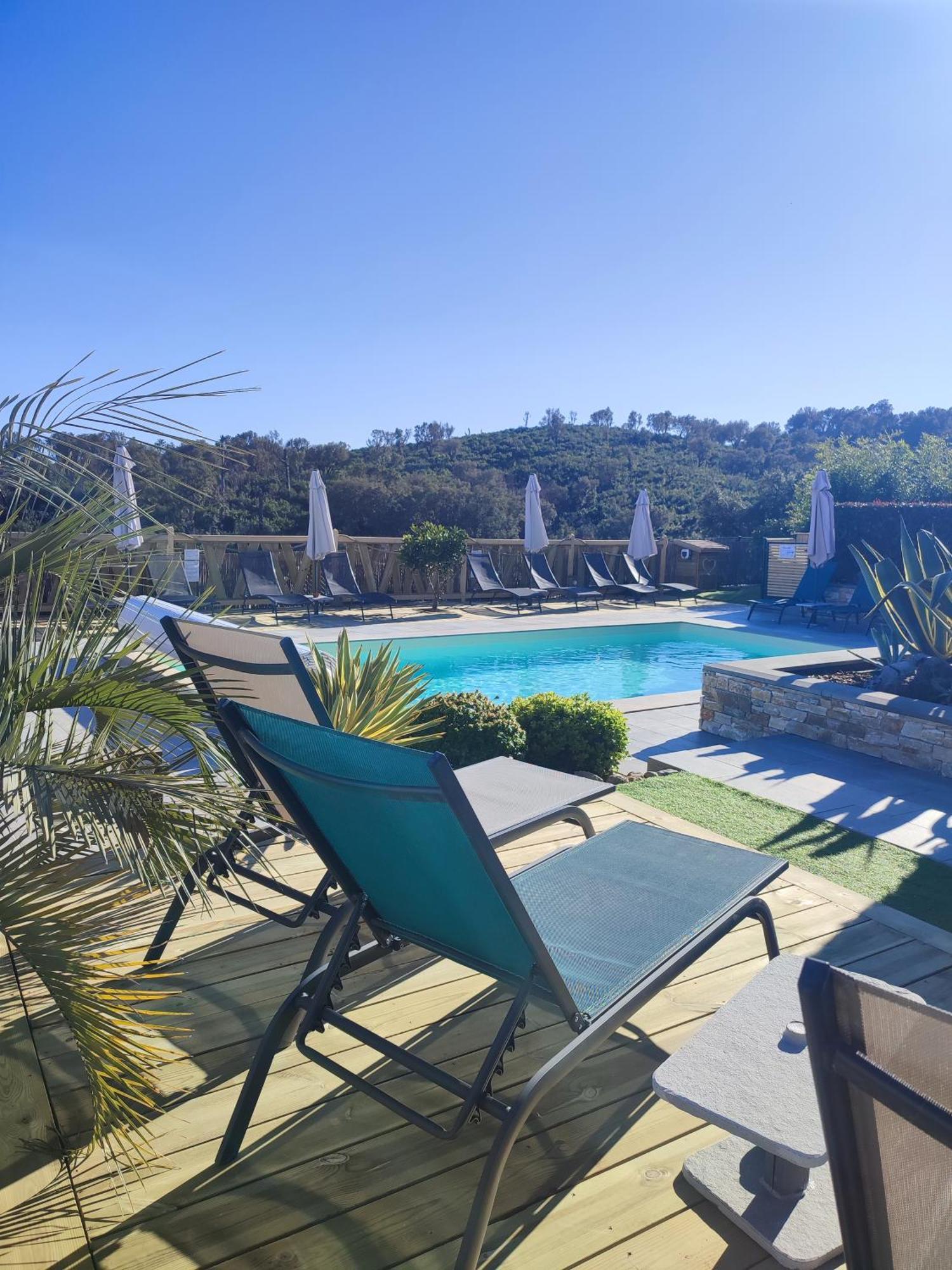 Cote Et Mer - Appartement Haut Standing Dans Villa Avec Piscine Et Vue Mer Taglio-Isolaccio Eksteriør billede